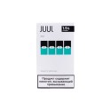 Juul Mint 1.5% Nikotin Kartuş Paketi Beyaz Kutu Üzerinde Görseli