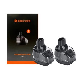 GeekVape B60 5ml Kartuş yedek pod, 2'li paket, siyah.