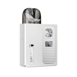 Lost Vape Ursa Baby Pro Pod Mod Beyaz, dijital ekranlı kompakt elektronik sigara.