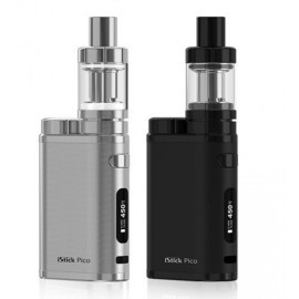 Eleaf iStick Pico Kit Pod Mod gümüş ve siyah renk seçenekleri.