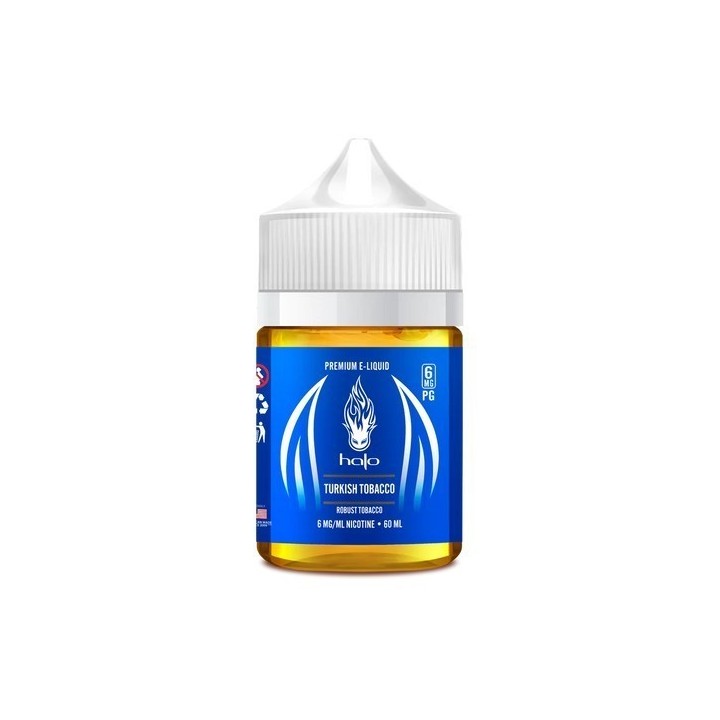 Halo Turkish Tobacco E Likit 6mg/ml Nikotin 60 ml Premium E-Liquid