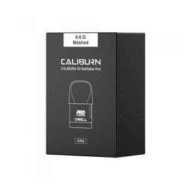 Uwell Caliburn G3 Kartuş 0.6 Ohm Meshed Pod (4 adet) Siyah Kutu