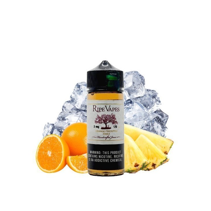 Ripe Vapes Orange Pineapple Freeze E Likit 120ml Buzlu Meyve Aroması