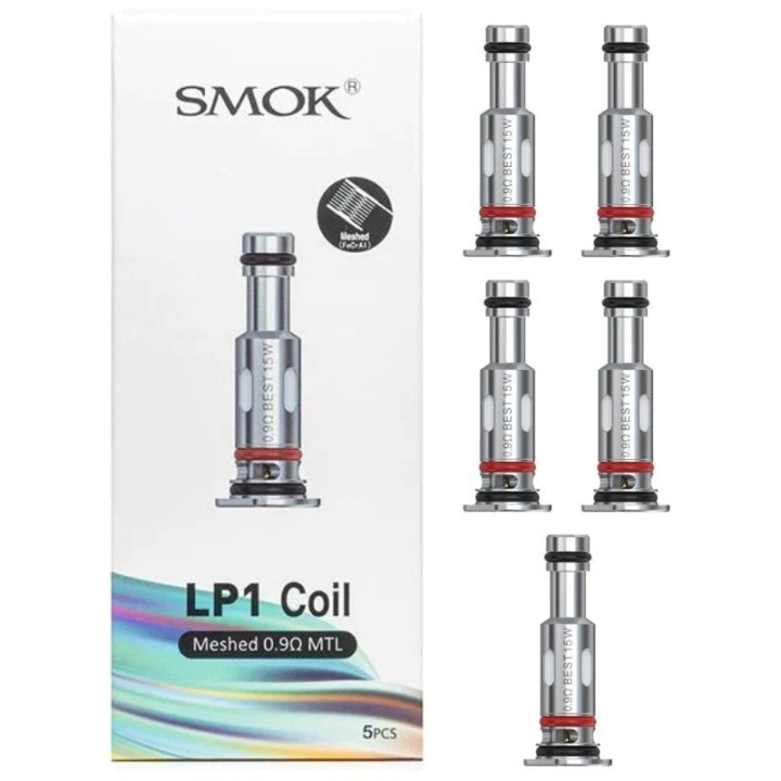 SMOK LP1 Coil Meshed 0.9Ω MTL Yedek Coil Kartuşu 5 Adet