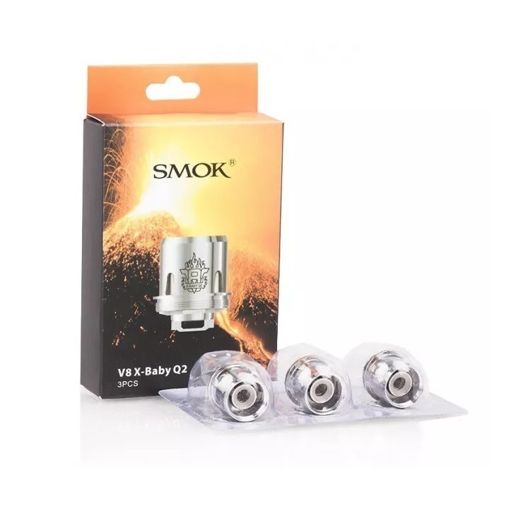 Smok TFV8 X-Baby Q2 Coil 3'lü Paket Yedek Atomizer Başlık