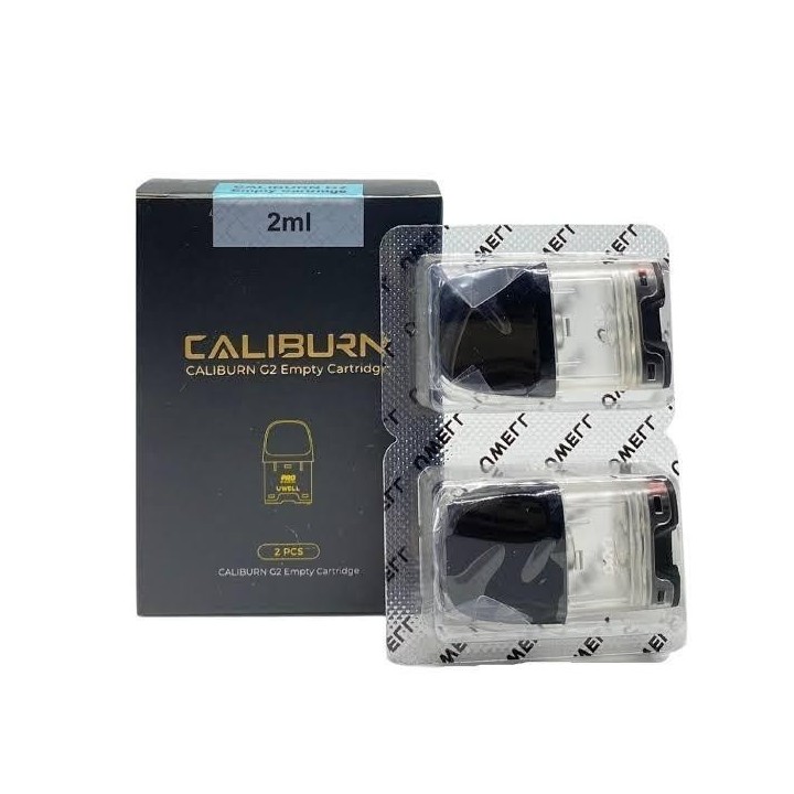 Uwell Caliburn G2 Kartuş 2ml, 2'li Paket, Boş Yedek Kartuş