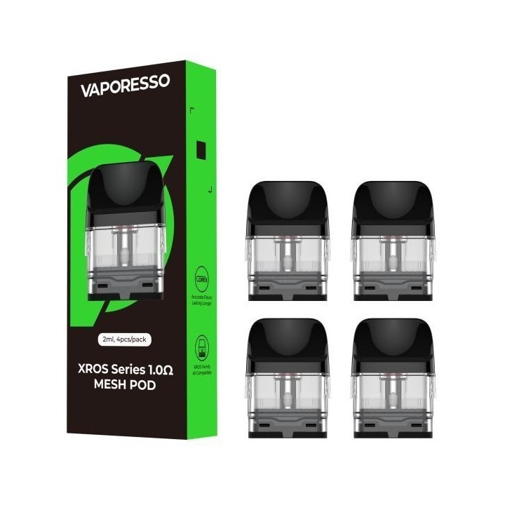 Vaporesso XROS 1.0Ω Mesh Pod Kartuş 4'lü Paket