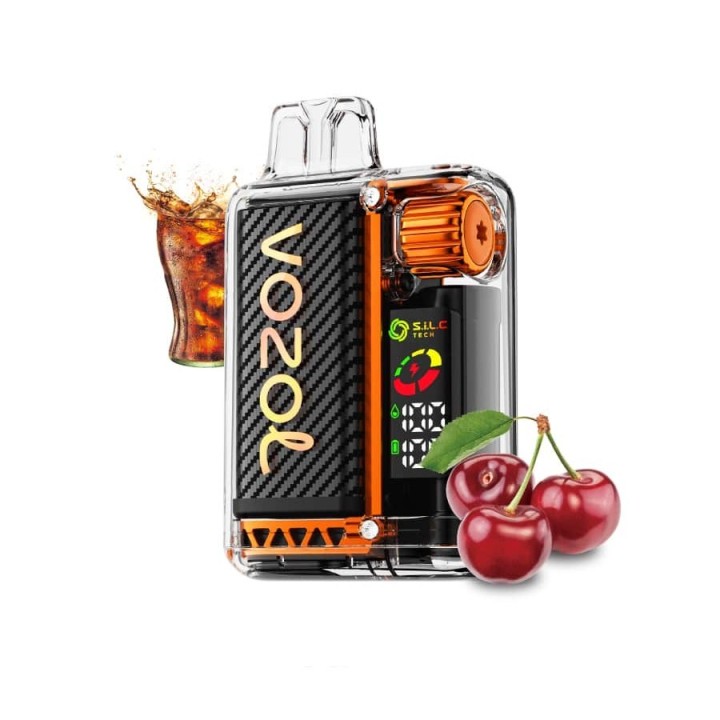 Vozol Vista 20000 Şeffaf Kasa Cola Kiraz Aromalı Tek Kullanımlık Pod