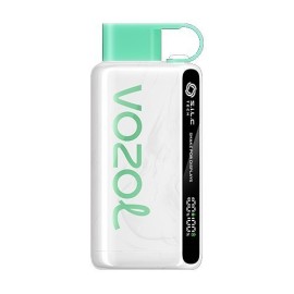 Vozol Star 12000 Kullan At Beyaz Nane Yeşili Dijital Ekranlı Tek Kullanımlık