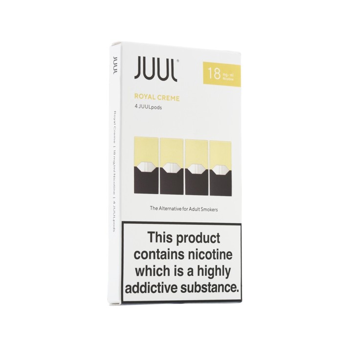 Juul Royal Creme 18mg Kartuş Paketi, 4 JUULpods, Nikotinli