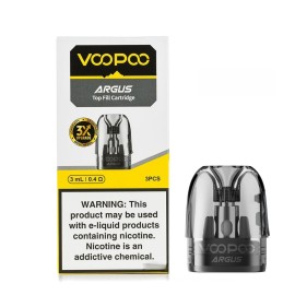 Voopoo Argus Top Fill Kartuş 3 Adet 3ml 0.4Ω Coil Yedek Atomizer
