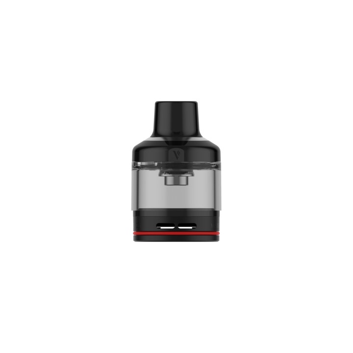 Vaporesso GTX GO 80 Kartuş yedek tankı, şeffaf ve siyah renkli.