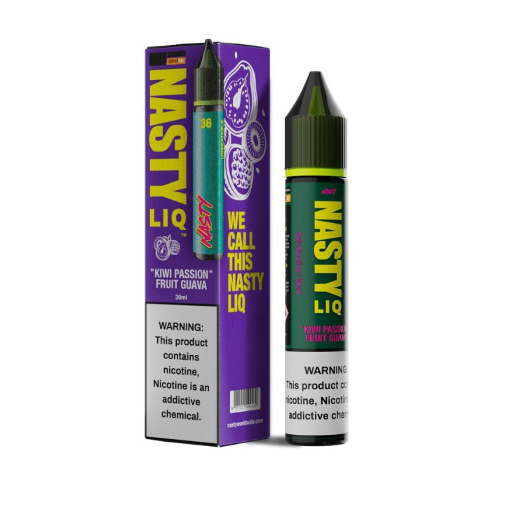 Nasty Liq Kiwi Passion Fruit Guava E Likit 30ml Yeşil Şişe ve Kutu