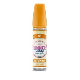 Dinner Lady Ice Sun Tan Mango E Likit 50ml Nikotinsiz Mango Aromalı