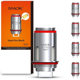 Smok Vape Pen 22 Core Mesh 0.15Ω Coil 5'li paket yedek parça.