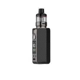 Vaporesso Luxe 80s Pod Mod gri karbon fiber gövdeli elektronik sigara.