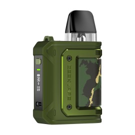 GeekVape Aegis Hero Q Pod Mod, Yeşil Kamuflaj desenli, dayanıklı elektronik sigara