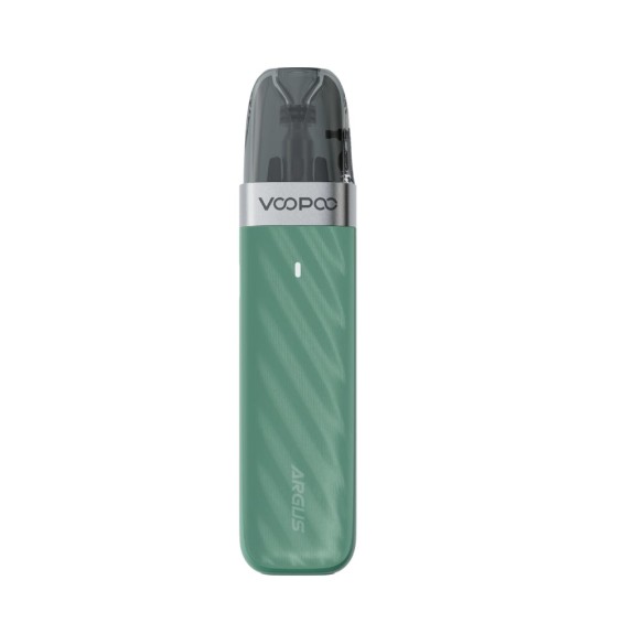 Voopoo Argus Z2 Pod Mod yeşil, çizgili gövde, elektronik sigara cihazı.