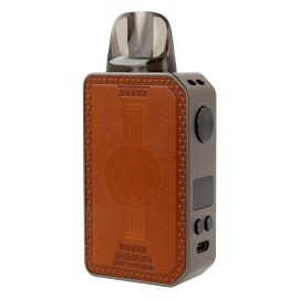 Lost Vape Centaurus E40 Max Pod Mod kahverengi deri kaplama ön görünüm