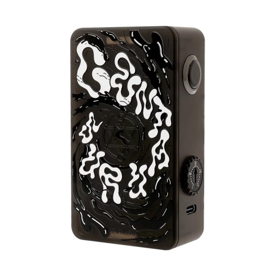 Lost Vape Centaurus P200 Siyah Mod Pod, Beyaz Desenli Tasarım