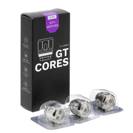 Vaporesso GT4 Meshed Coil 3'lü Paket, 50-75W, Metal Coil