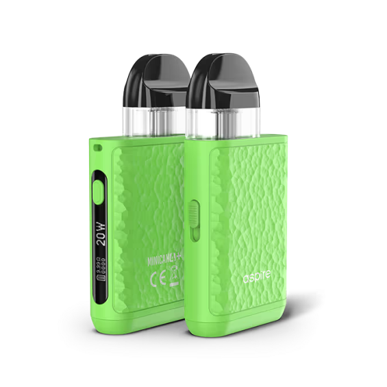 Aspire Minican 4 Plus Pod Mod Neon Yeşil, 20W Ekranlı