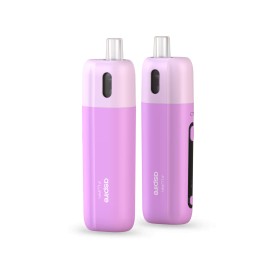 Aspire Fluffi Pod Mod pembe renkli, kompakt ve modern elektronik sigara.