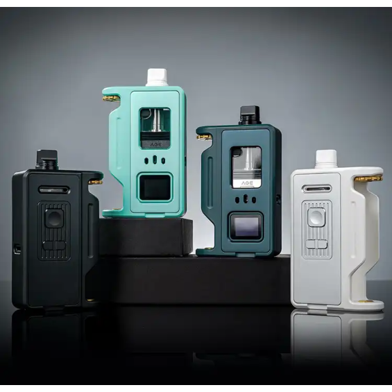 Aspire RAGA AIO Pod Mod siyah, mint, yeşil ve beyaz renk seçenekleri.