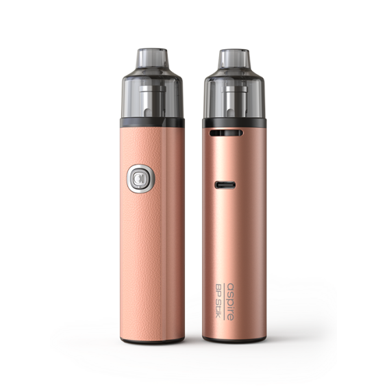 Aspire BP Stik Pod Mod, Rose Gold renkli, şık ve portatif elektronik sigara.