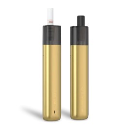 Aspire Vilter 2 Pod Mod Altın rengi, ince ve şık elektronik sigara.