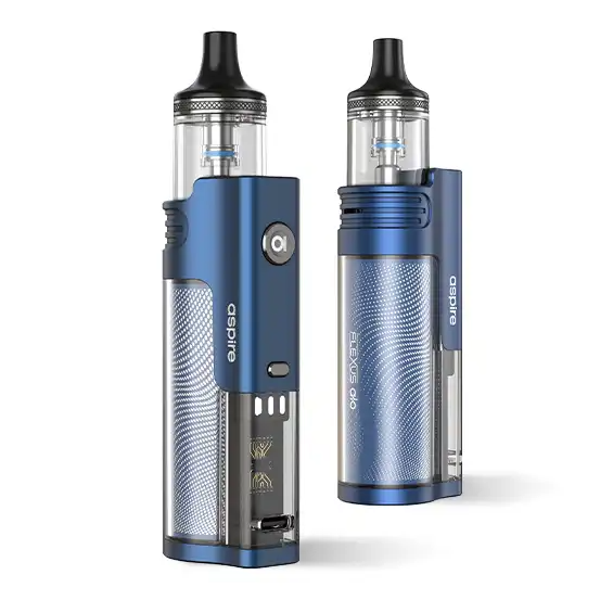 Aspire Flexus AIO Pod Mod Mavi, şık ve kompakt elektronik sigara.
