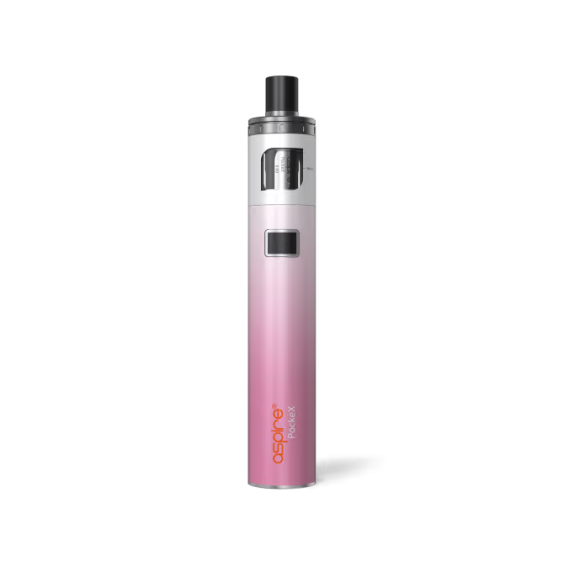 Aspire PockeX Pod Mod pembe renkli, kompakt e-sigara cihazı, MTL tank.