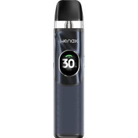 GeekVape Wenax Q2 Pod Mod, Mavi, 30W ekranlı elektronik sigara.