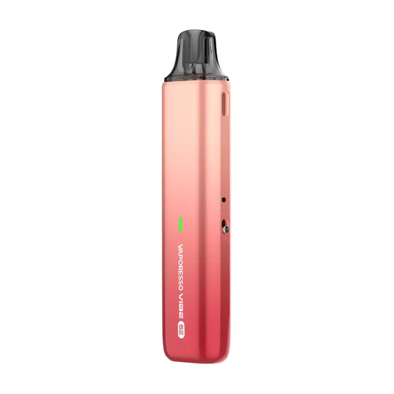 Vaporesso Vibe SE Pod Mod pembe, ince ve şık elektronik sigara cihazı.