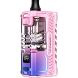 Lost Vape Centaurus G80 AIO Pod Mod pembe/mor renkli, şeffaf gövdeli elektronik sigara