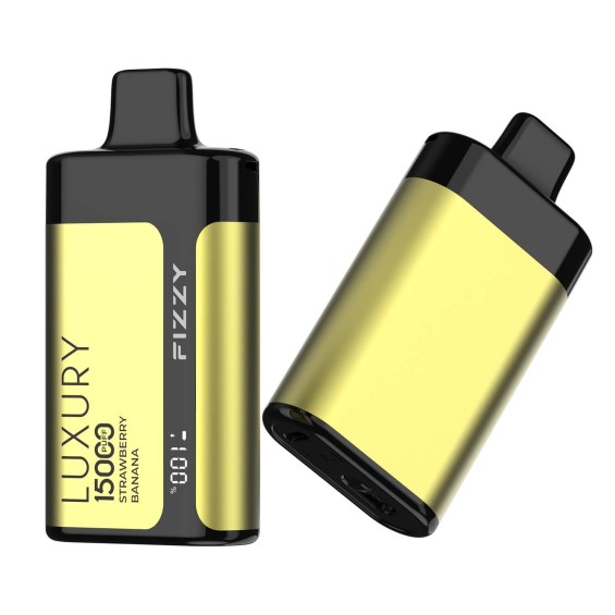 Fizzy Luxury 15000 Çilek Muz Kullan At Elektronik Sigara Altın