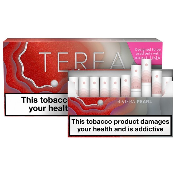 IQOS ILUMA Terea Riviera Pearl Kartuş Paketi Kırmızı Beyaz