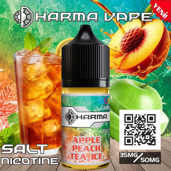 Dharma Apple Peach Tea Ice Salt Likit