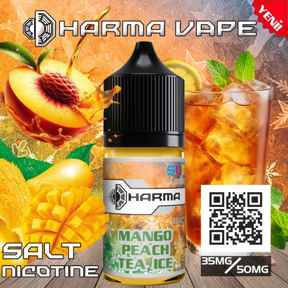 Dharma Mango Peach Tea Ice Salt Likit