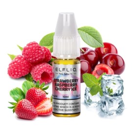 Elfliq Strawberry Raspberry Cherry Ice Salt Likit