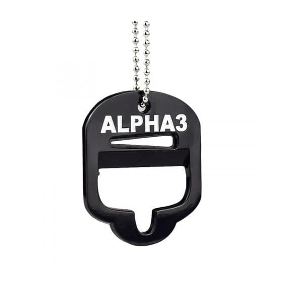 Siyah Alpha3 3'ü 1 Arada Shortfill Şişe Kapağı Açma Aparatı