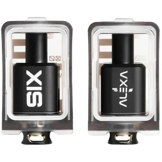 Alexa Six RBA Atomizer Siyah, Yedek Kartuş Seti