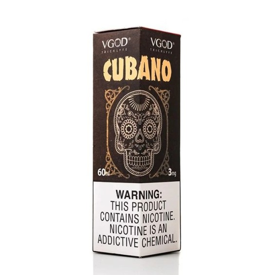 VGOD Cubano E Likit 60ml Kremalı Küba Tütün Aromalı Sigara Likiti