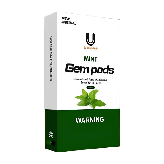 Juul Gem Pods Mint Kartuş Paketi - Yeni Geliş, Nane Aromalı
