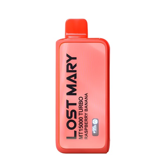 Lost Mary MT15000 Turbo Kullan At Kırmızı Raspberry Banana Tek Kullanımlık