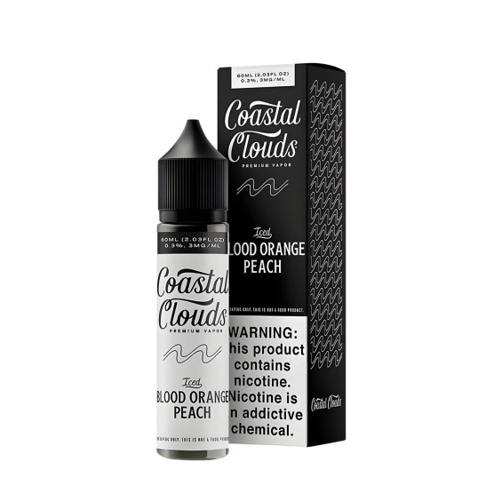 Coastal Clouds Iced Kanlı Portakal Şeftali E Likit 60ml