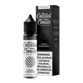 Coastal Clouds Lemon Raspberry E Likit 60ml. Siyah Beyaz Ambalaj.
