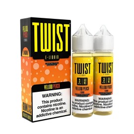 Twist Yellow Peach E Likit 60ML, 3mg nikotinli e-sıvı (2'li paket)