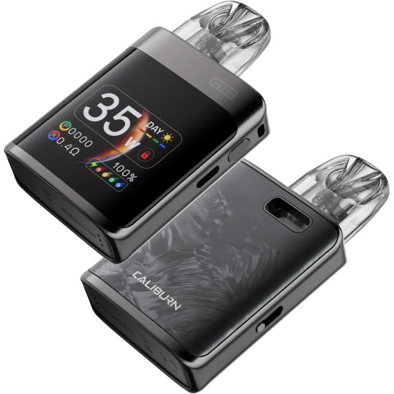 Uwell Caliburn G3 Pro KOKO Pod Mod Siyah, Dijital Ekran, Vaping