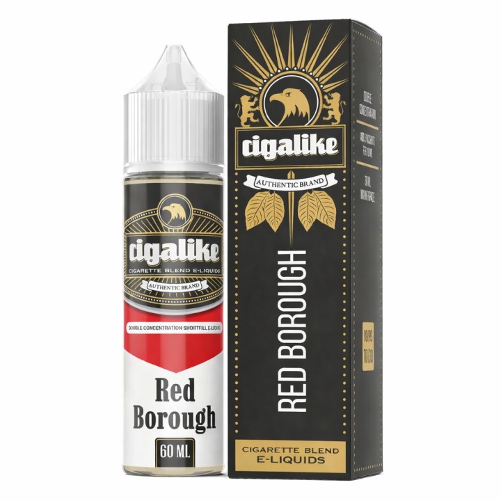 Cigalike Red Borough E Likit 60ML - Sigara Aromalı E-Sıvı